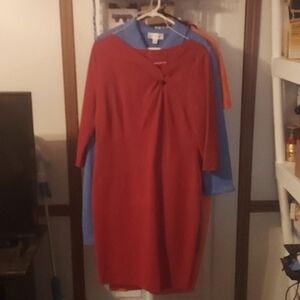 Pre-owned Escada Designer dress Size: 44 Color; Red